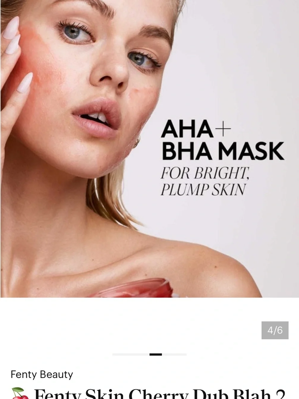 New February Skin Cherry Dub Brightening Face Mask Full Size